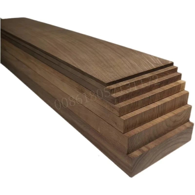 Custom American Black Walnut Wood Board / Slats,2 Pieces, 1mm – 20mm Thick,10cm Wide,for Furniture Cabinetry Musical Instruments